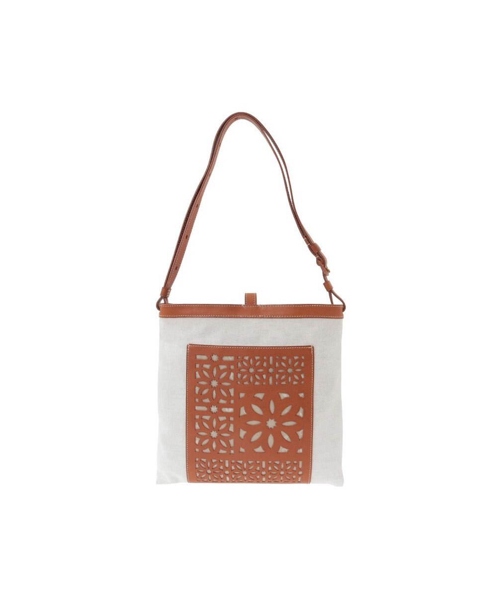 genten タペストリーカットワーク 2wayショルダーバッグ 