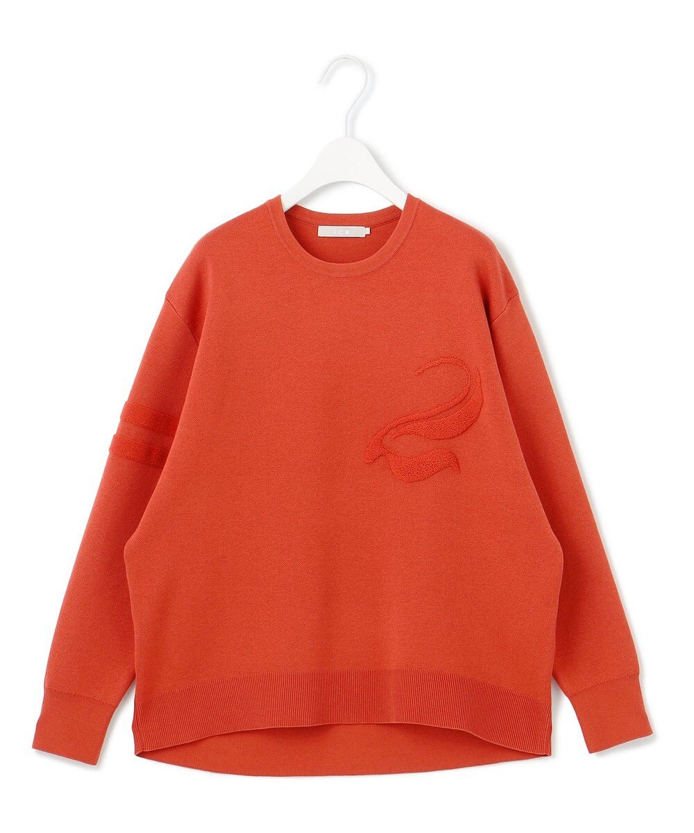 ICB 【洗える】ナンバリングカラーニット  プルオーバー 