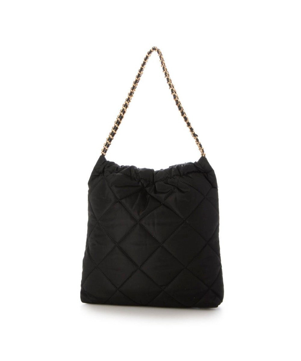 UNBILLION カシュカシュ cachecache / ナイロンキルティングチェーン手提げトート 