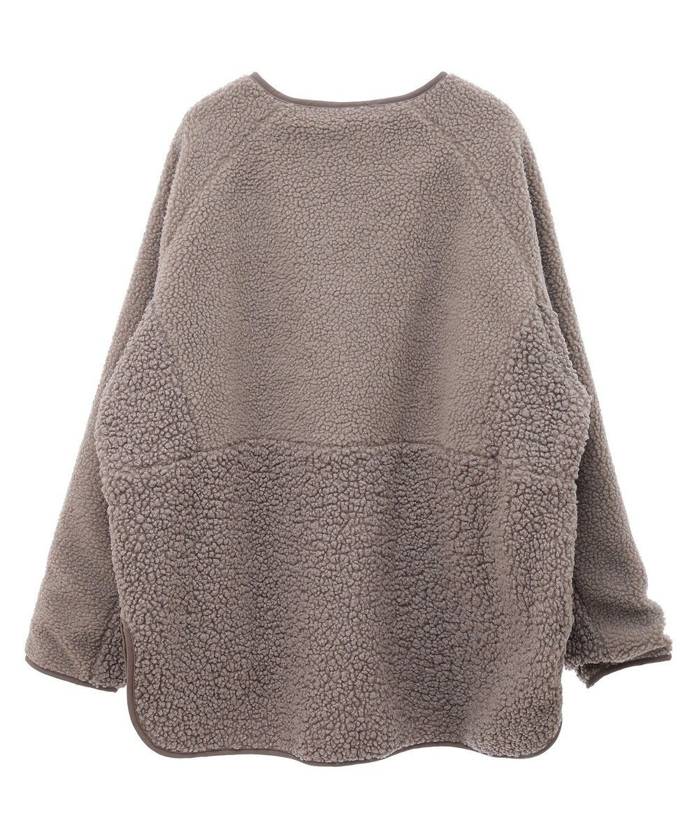 earth music&ecology 粒違い切替ボアブルゾン 