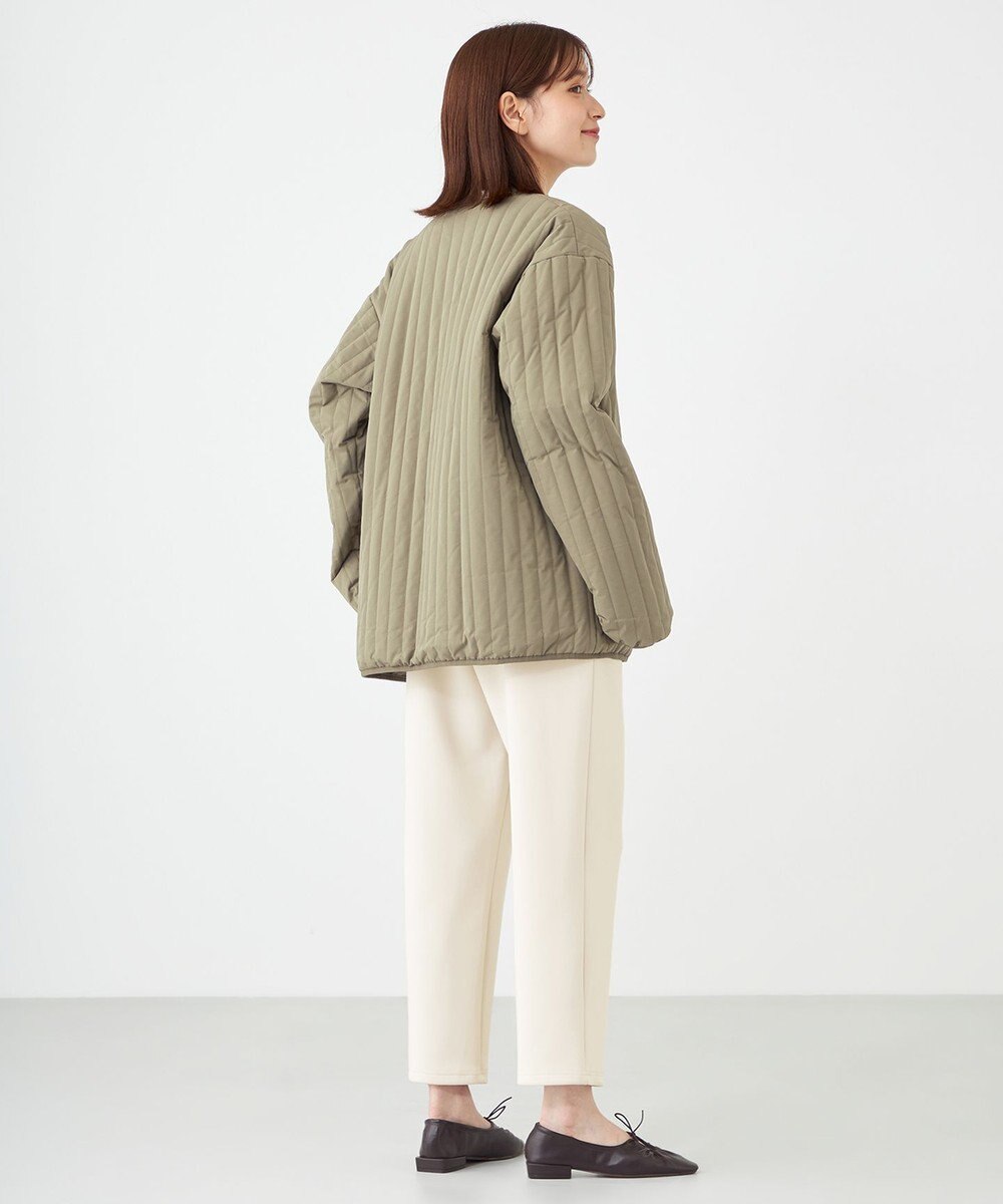 SHARE PARK LADIES 【UNISEX】キルティング蓄熱中綿 Ｖカーディガン（Mサイズ） 