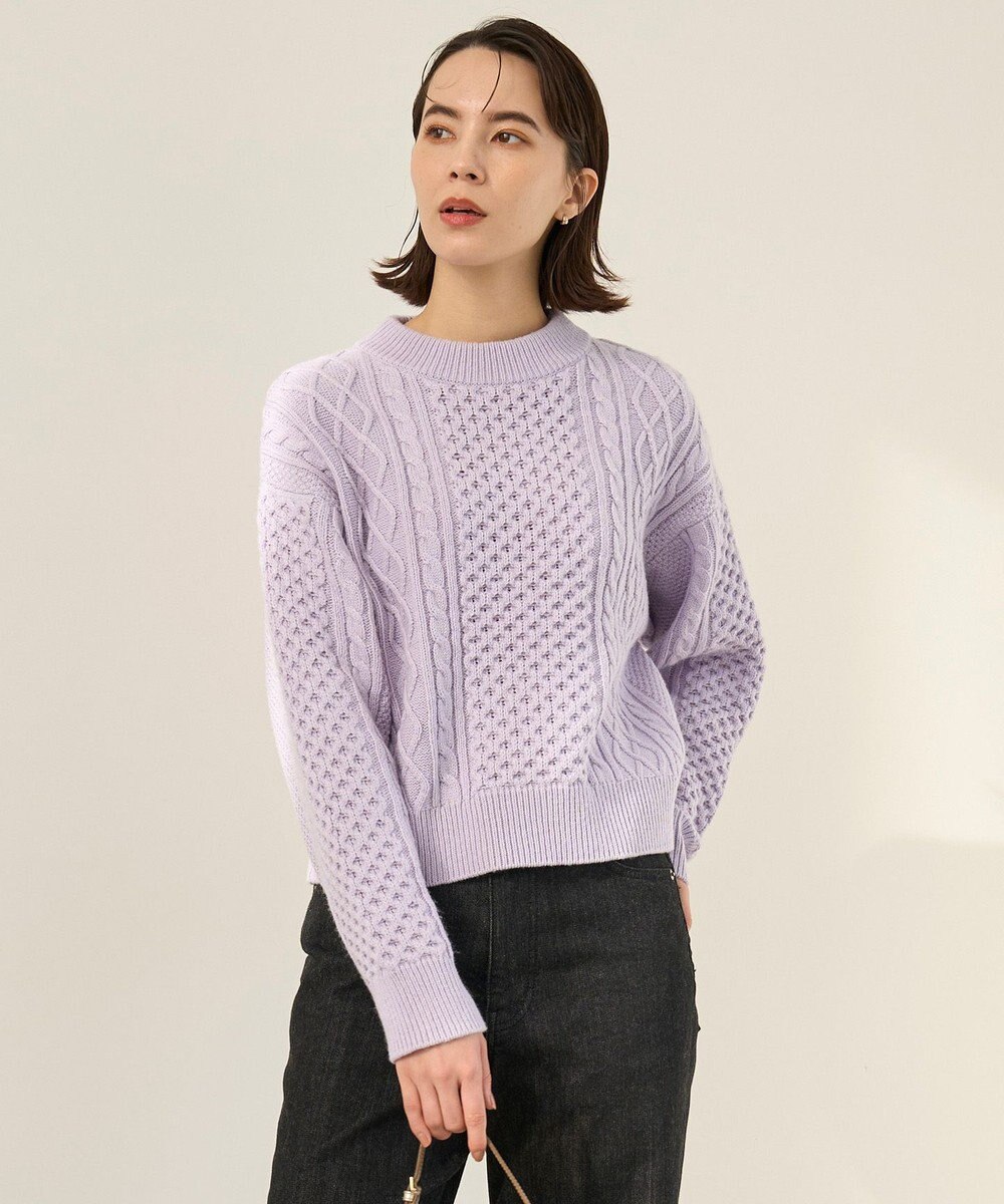 UNFILO ケーブルニット 