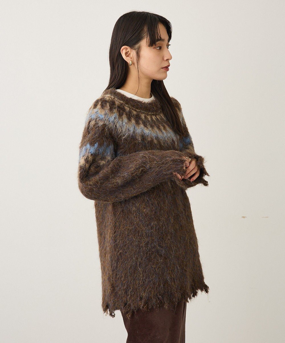 CRAFT STANDARD BOUTIQUE ノルディック起毛ニットプルオーバー 