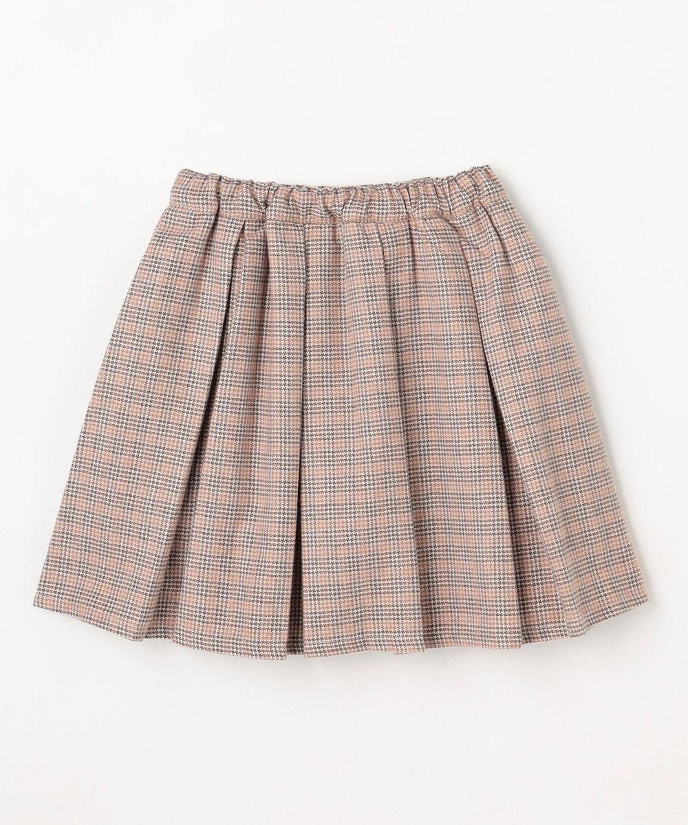 ANY KIDS リボン×チェック プリーツスカパン 