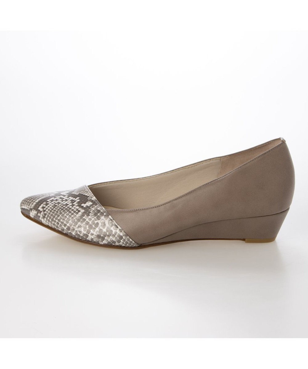 MODE ET JACOMO <MODE ET JACOMO>ポインテッドウェッジソールパンプス 