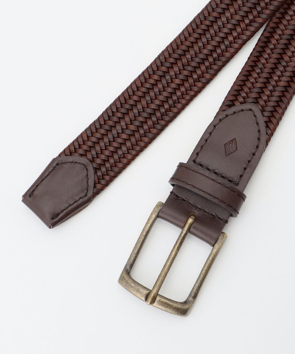 JOSEPH ABBOUD 【キングサイズ・イタリア素材・ストレッチ・日本製】 ストレッチレザー ベルト 