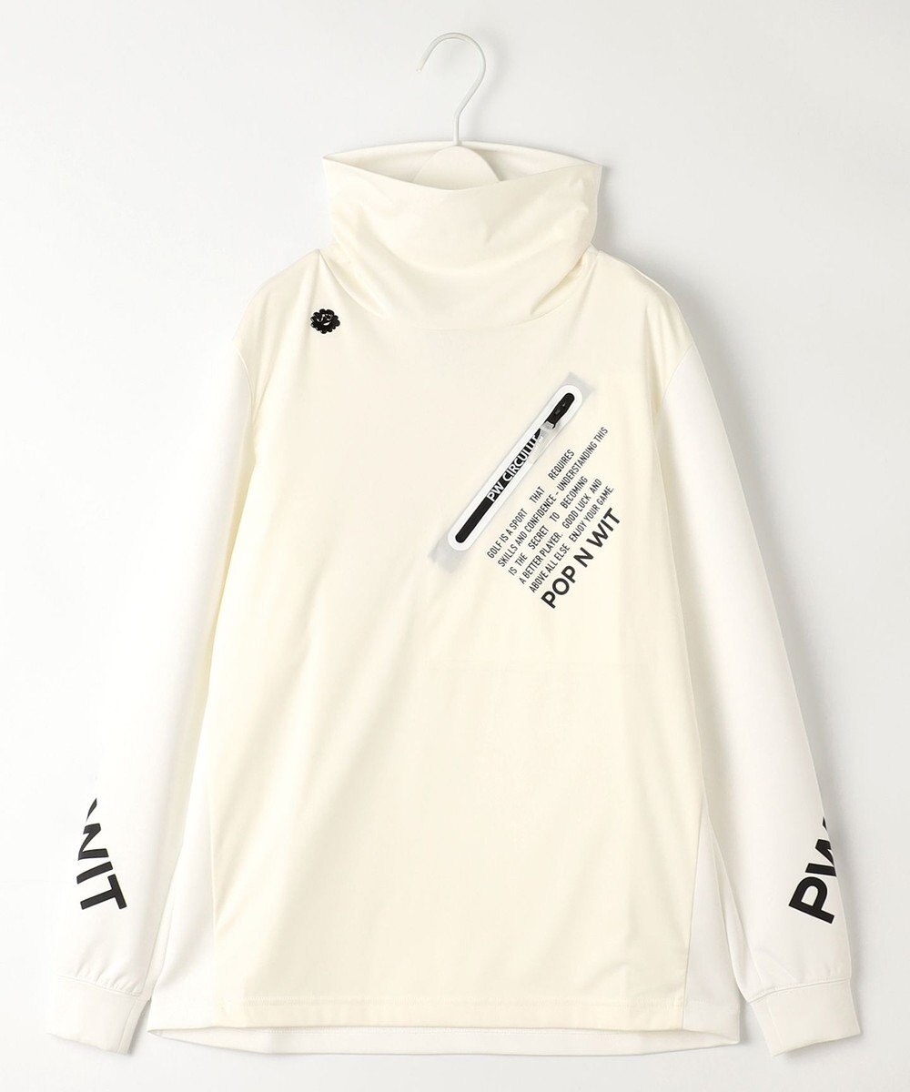 PW CIRCULUS 【防風/防寒】【MEN】オフタートルロングスリーブカットソー 