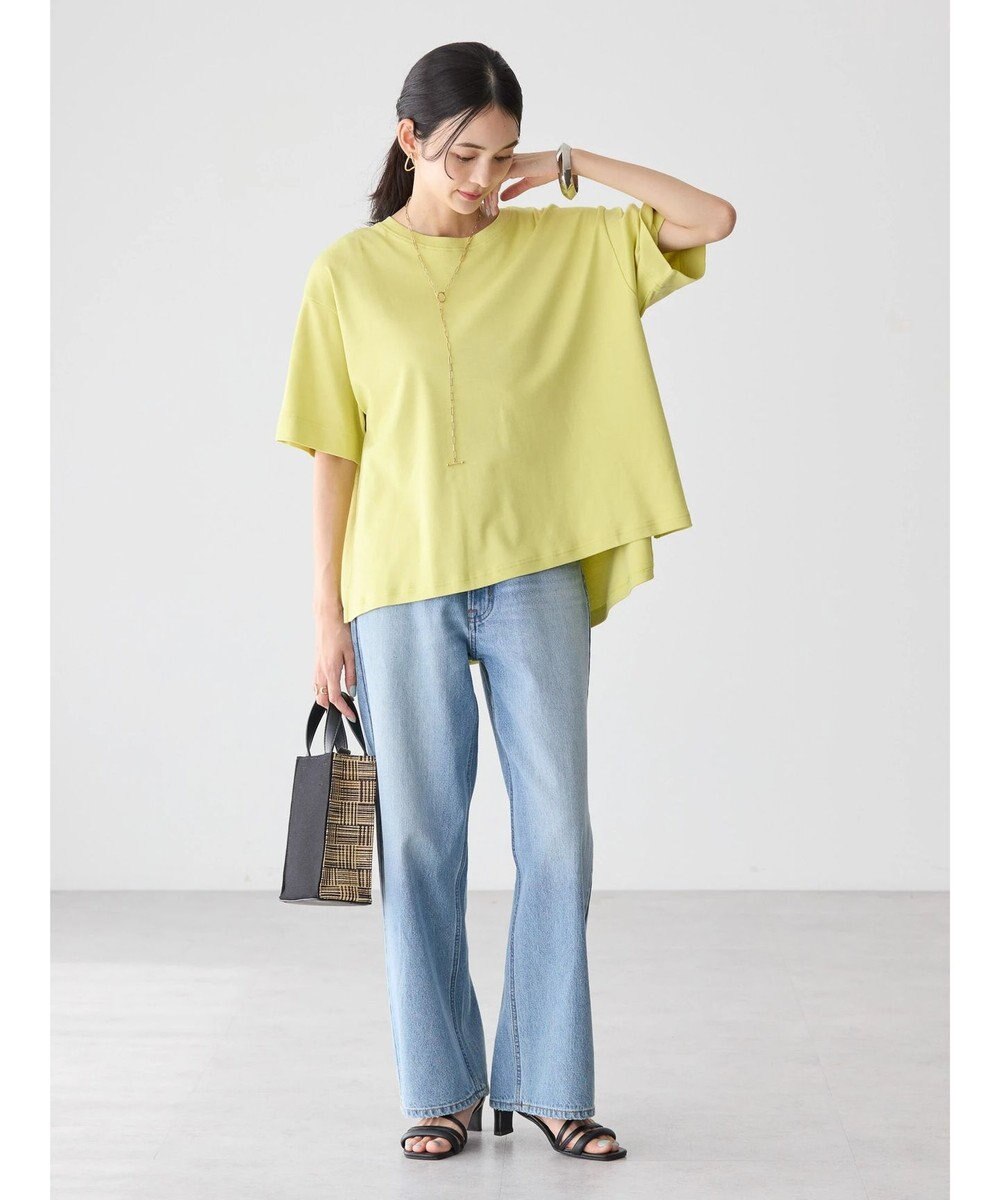 AMERICAN HOLIC 抗菌防臭＋接触冷感クルーネックカットプルオーバー 