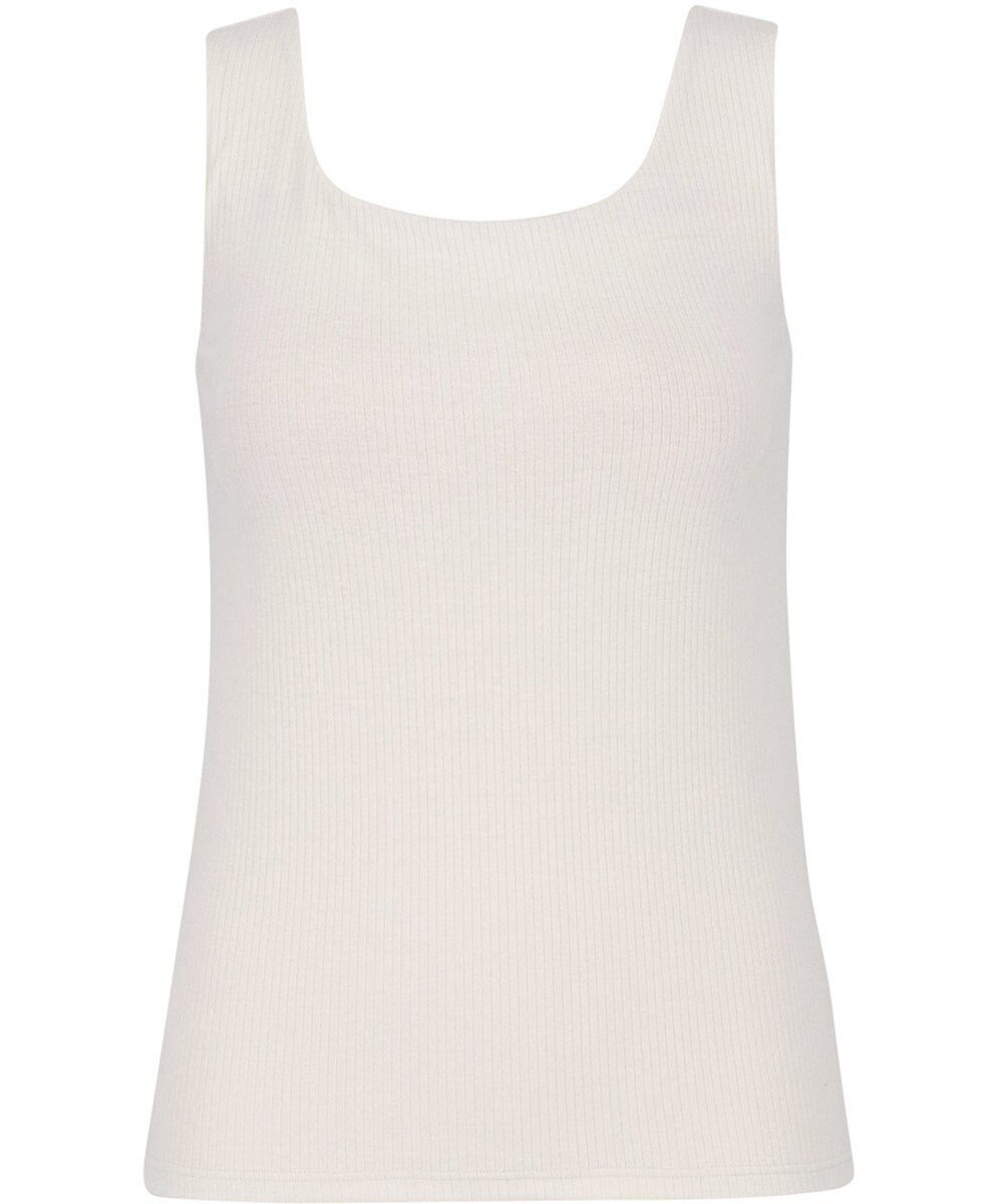 Wing カップ付きタンクトップ ラク きれいなバストシルエット 綿混(身生地) 【シンクロブラトップ】 リブタイプ ブラトップ ET1173 ウイング／ワコール 