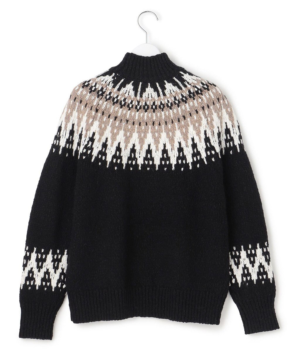 23区 L 【SLOW/一部店舗限定】ジャカード ハイネック ニット 