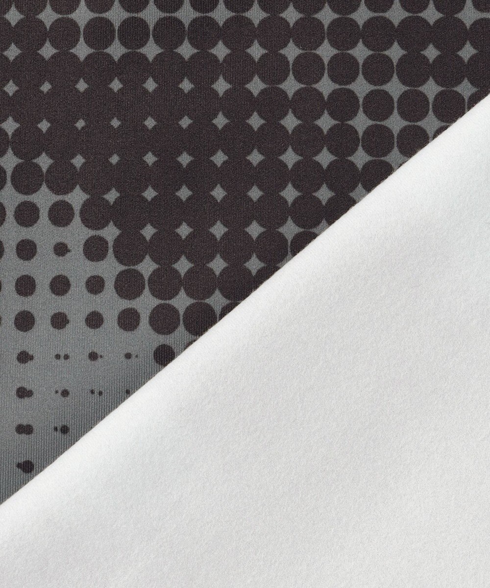 PW CIRCULUS 【裏起毛であたたか】【MEN】Dot camouflage ロングスリーブモックネックT ゴルフ 