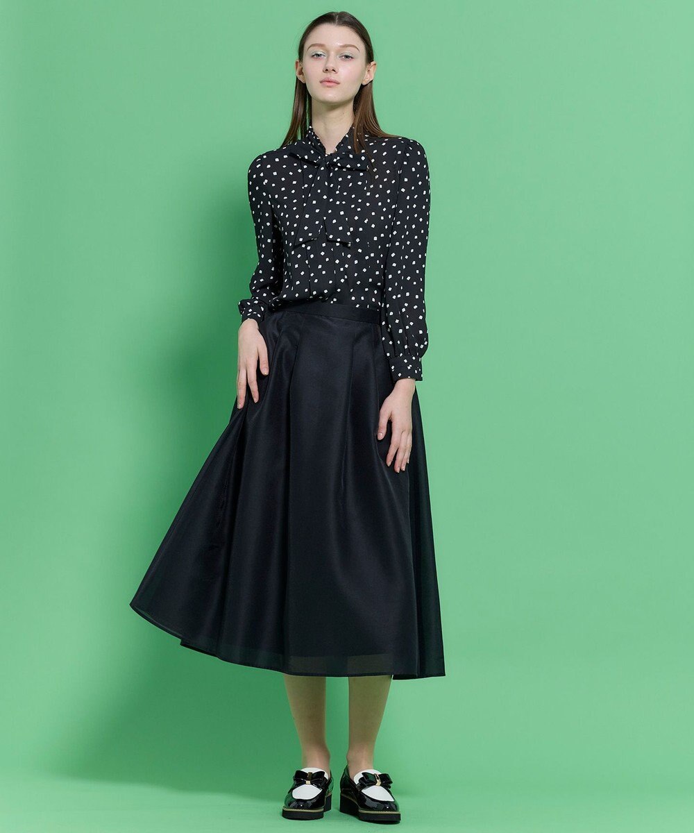 TOCCA PROMISE RIBBON ROSETTE ドット柄ブラウス 