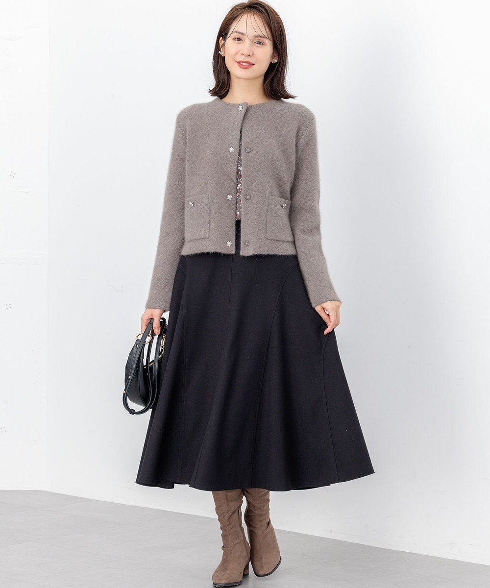 組曲 S プティフラワープリント ブラウス 