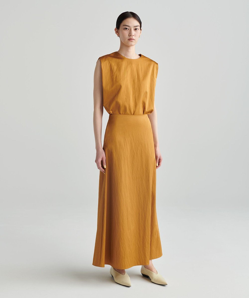 NAVE 【ReNAVE　洗える】グロスサテンブラウス 