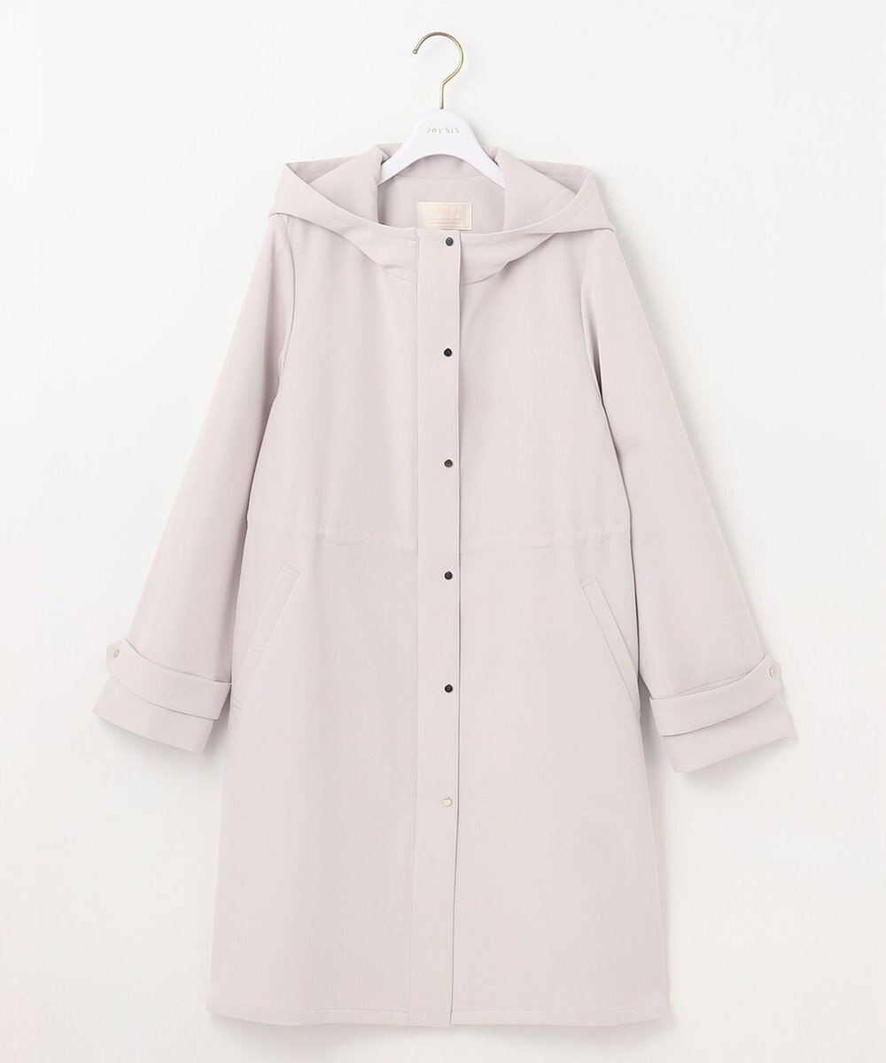 ANY SIS 【洗える】フーデットロング コート 