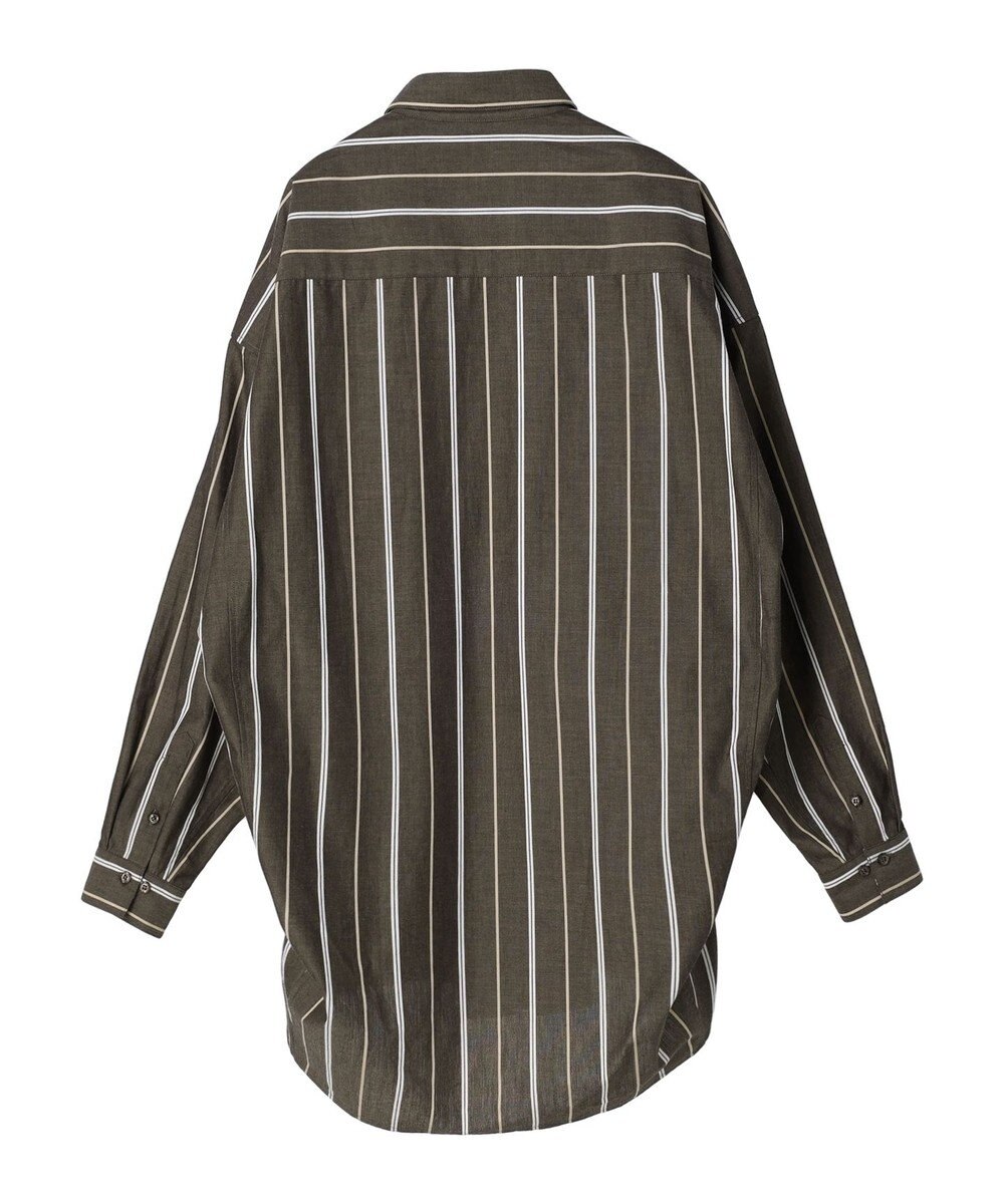 AMERICAN HOLIC ドビーストライプシャツチュニック 