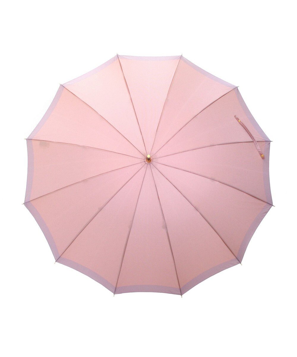槇田商店 SCENE グログランシャンブレー ピンク 長傘 