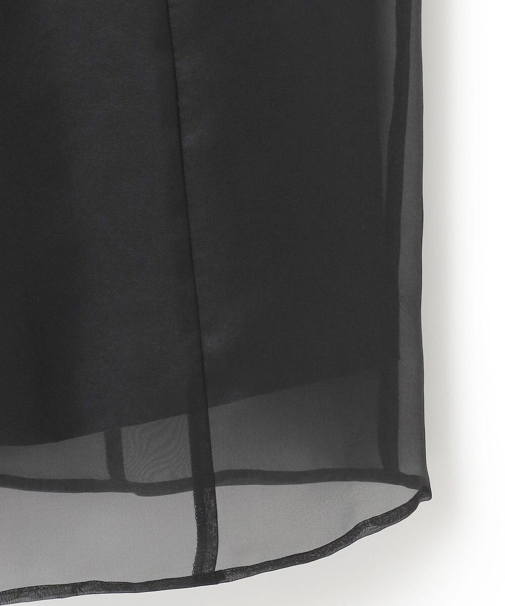 23区 S 【エステータ】シルクブレンド ライトタフタ シアーコンビ ワンピース 