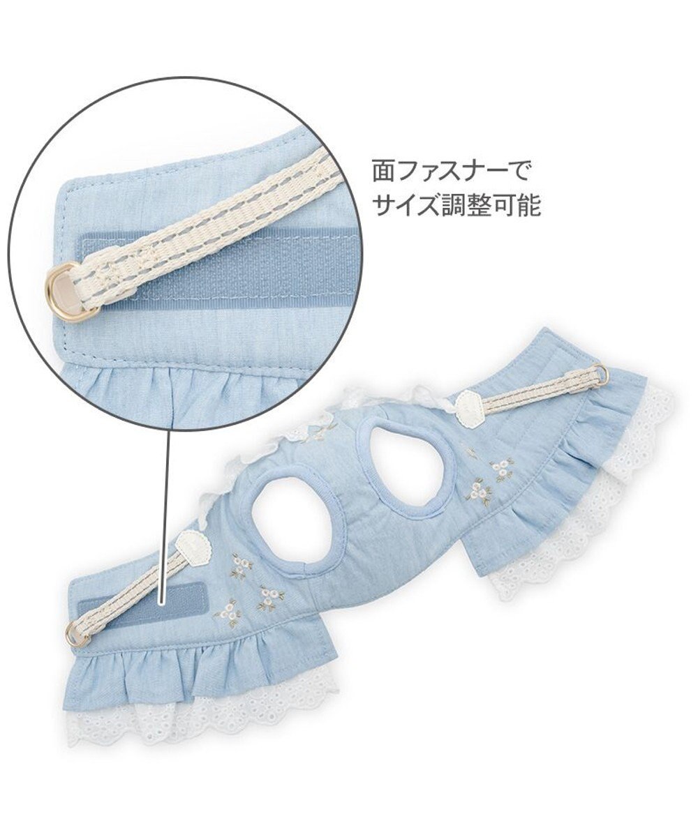 PET PARADISE ペットパラダイス 花刺繍 ベスト ハーネス ４Ｓ/３Ｓ 小型犬 