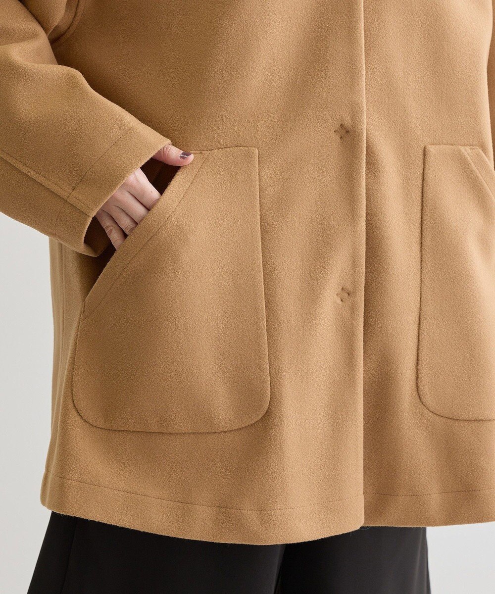 Green Parks フード取り外しハーフコート 