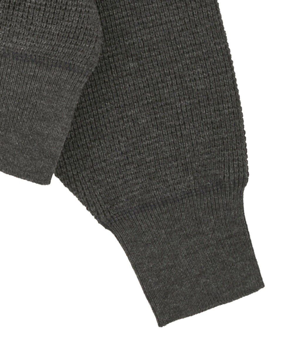 CRAFT STANDARD BOUTIQUE ワッフルニットジップカーディガン 