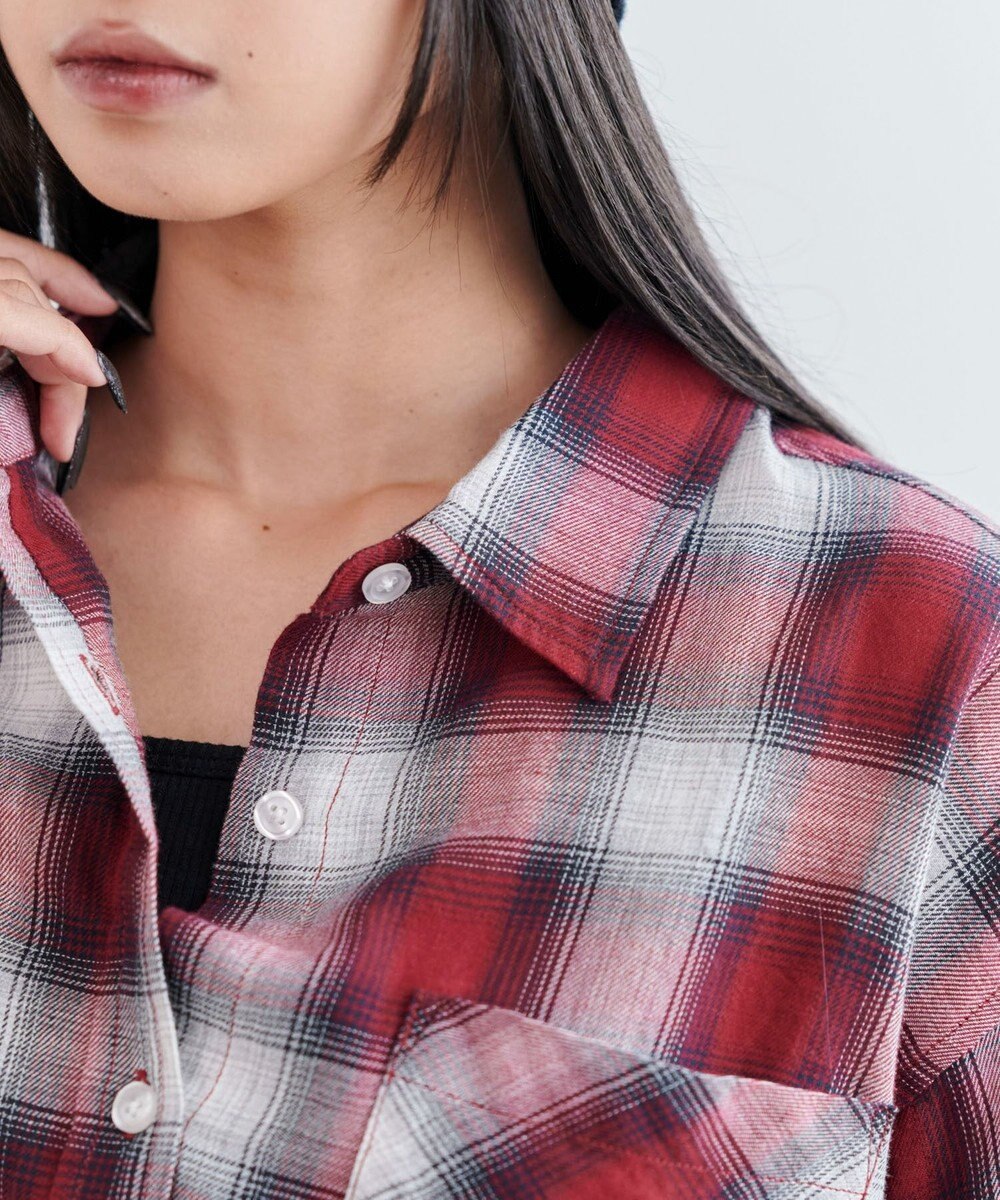 WEGO ショートチェックシャツ（S） 