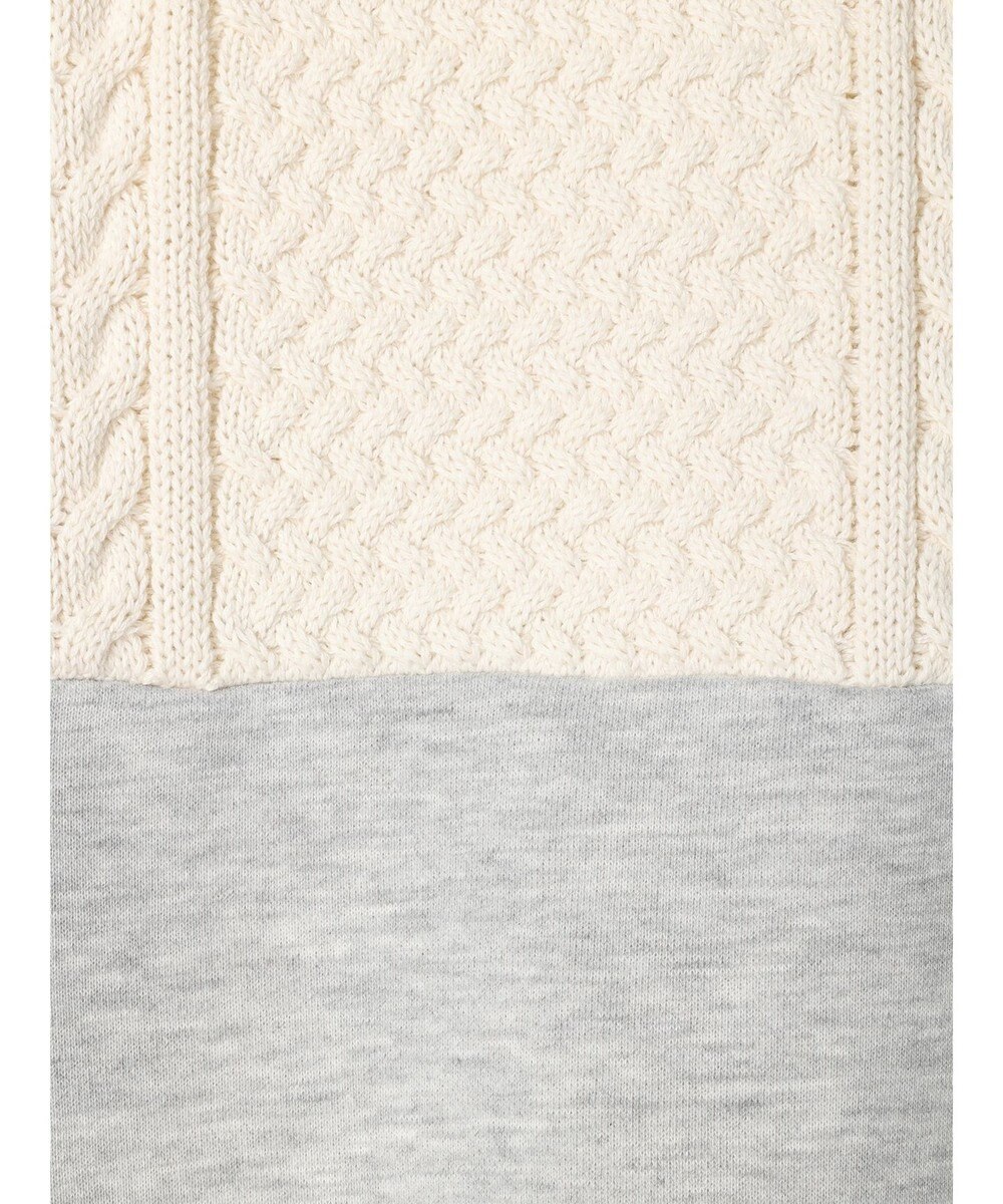 CRAFT STANDARD BOUTIQUE ニットドッキング裏毛プルオーバー 