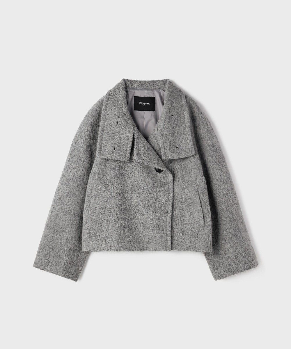 GRACE CONTINENTAL アルパカシャギージャケット 