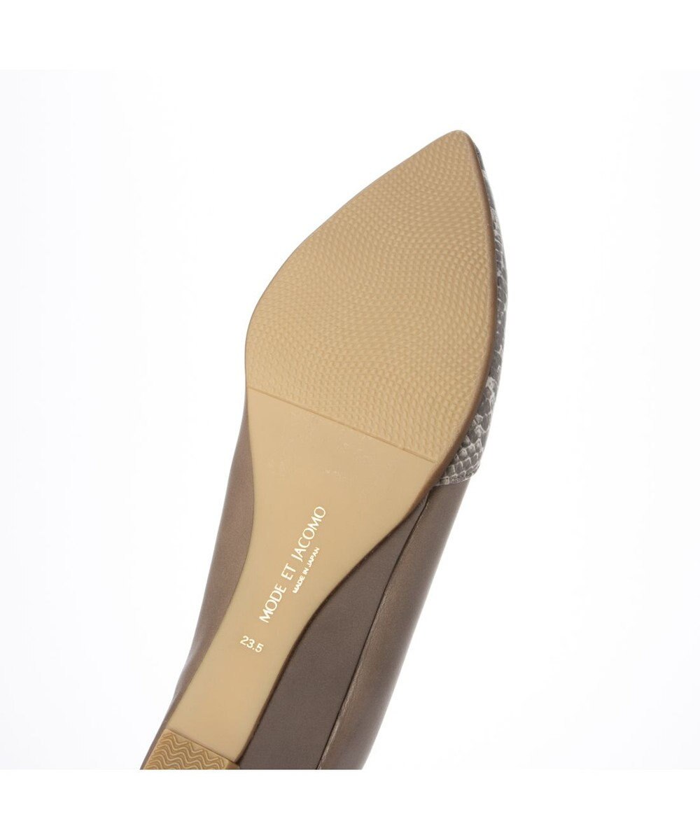 MODE ET JACOMO <MODE ET JACOMO>ポインテッドウェッジソールパンプス 