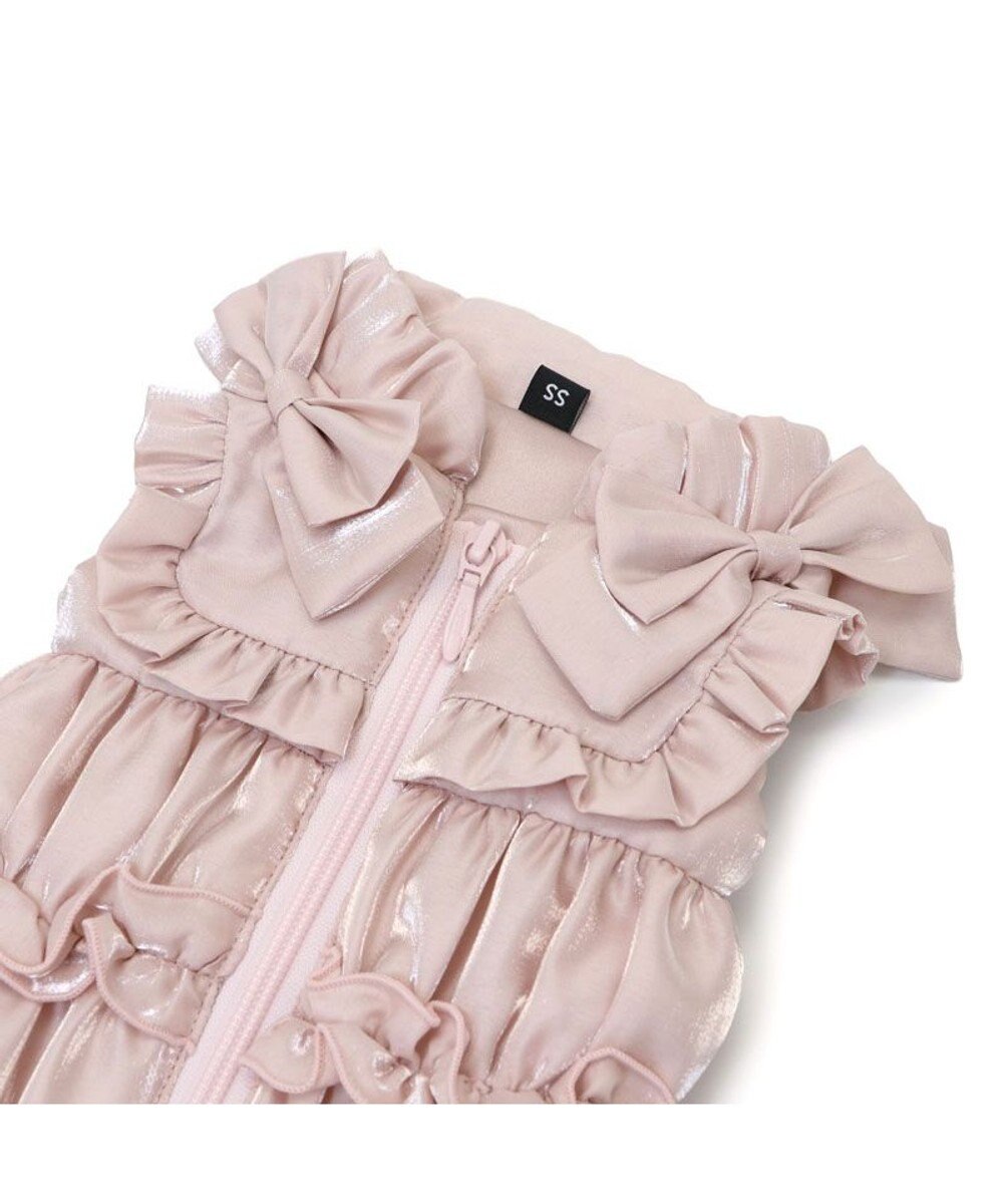 PET PARADISE cherircouture リボン ギャザーベスト 《ピンク》 小型犬 