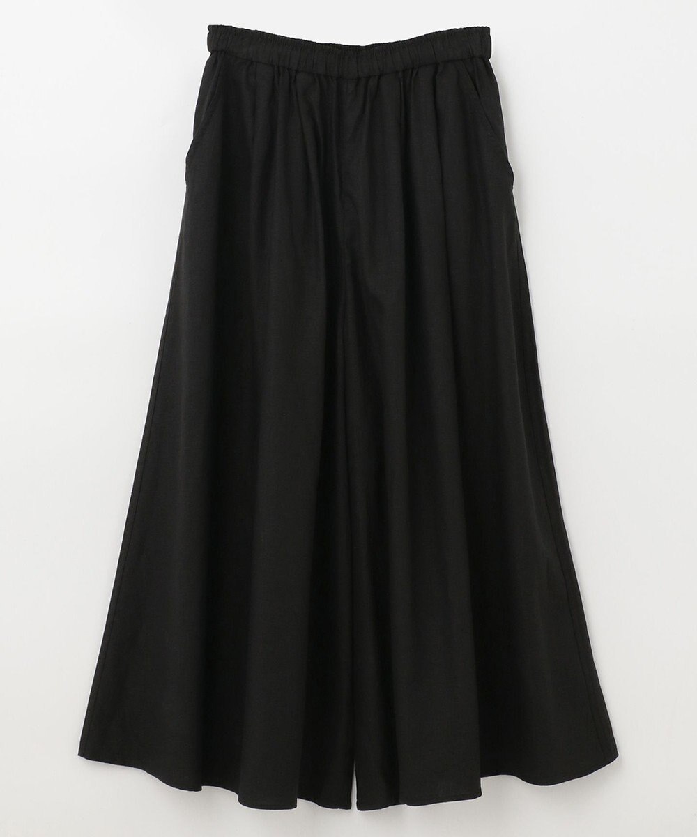 ANY 【接触冷感・UVケア】清涼リネン ガウチョパンツ 