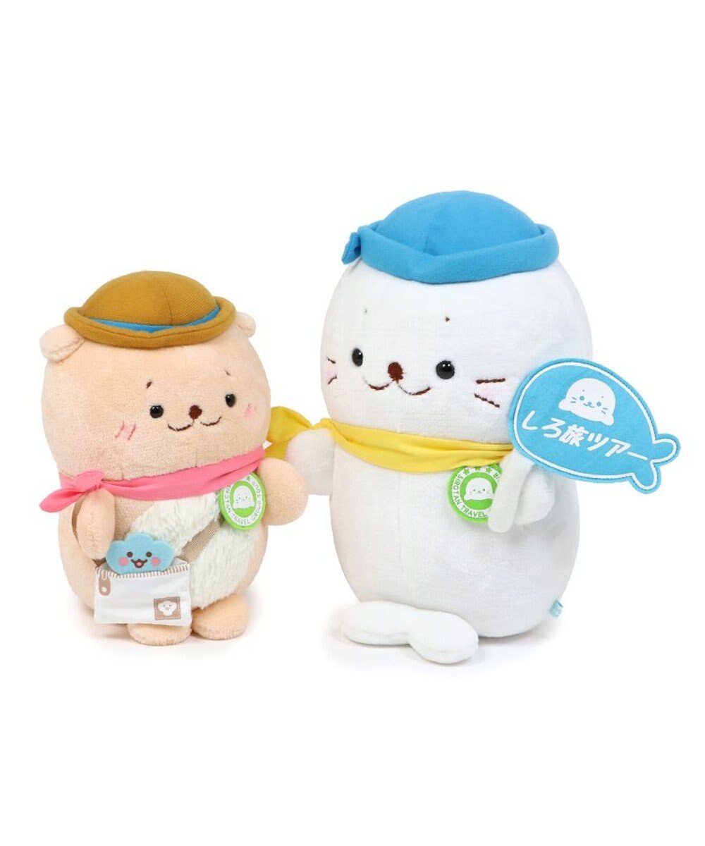 Mother garden しろたん らっこいぬ お座り 旅行者 ぬいぐるみ 23cm 