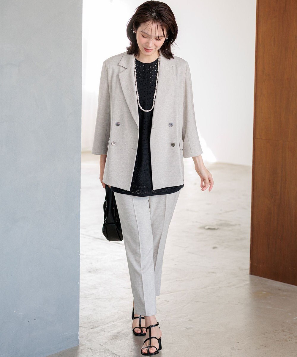 組曲 ライトリネンライク ジャケット 