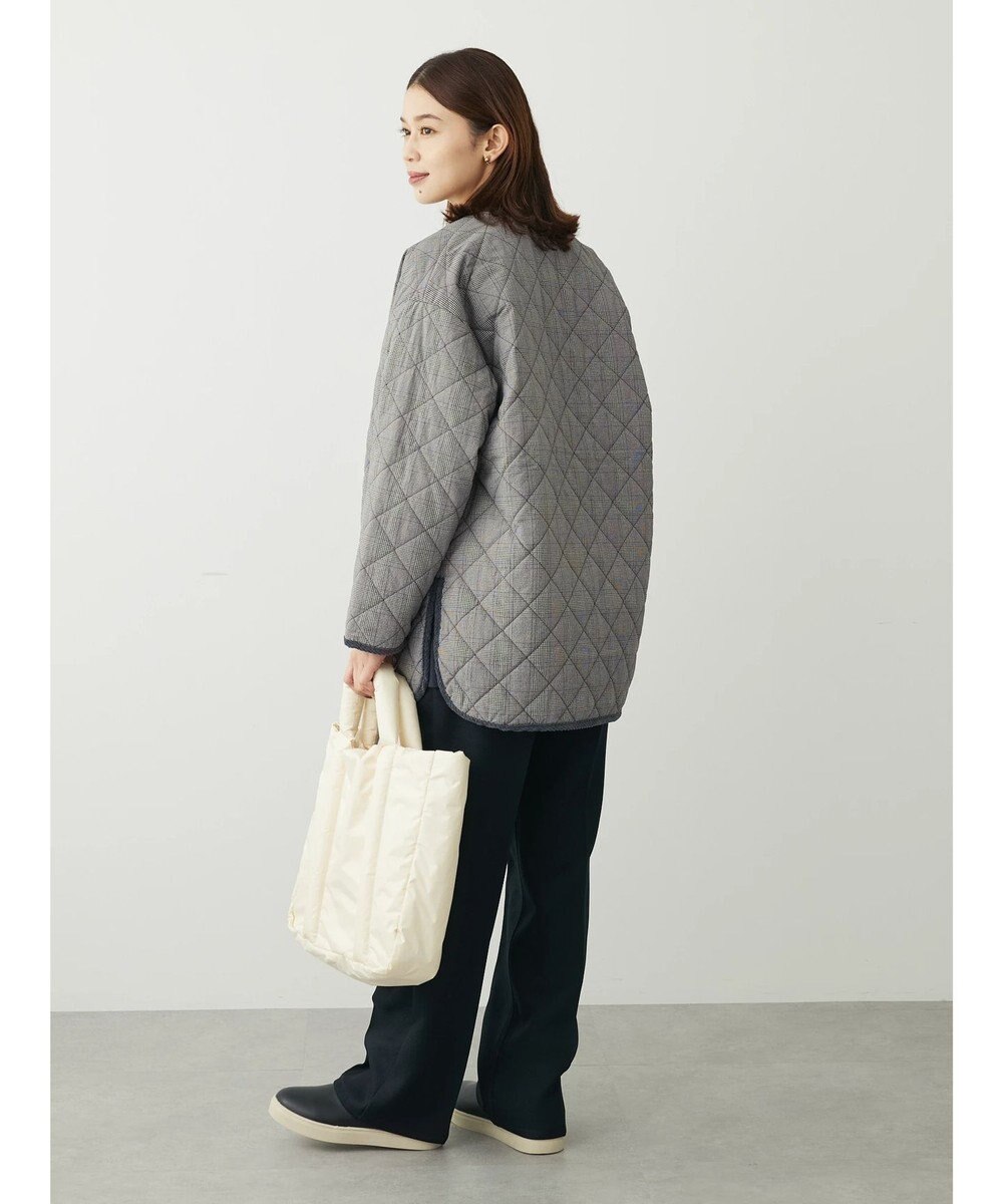 Green Parks キルティングノーカラーブルゾン 