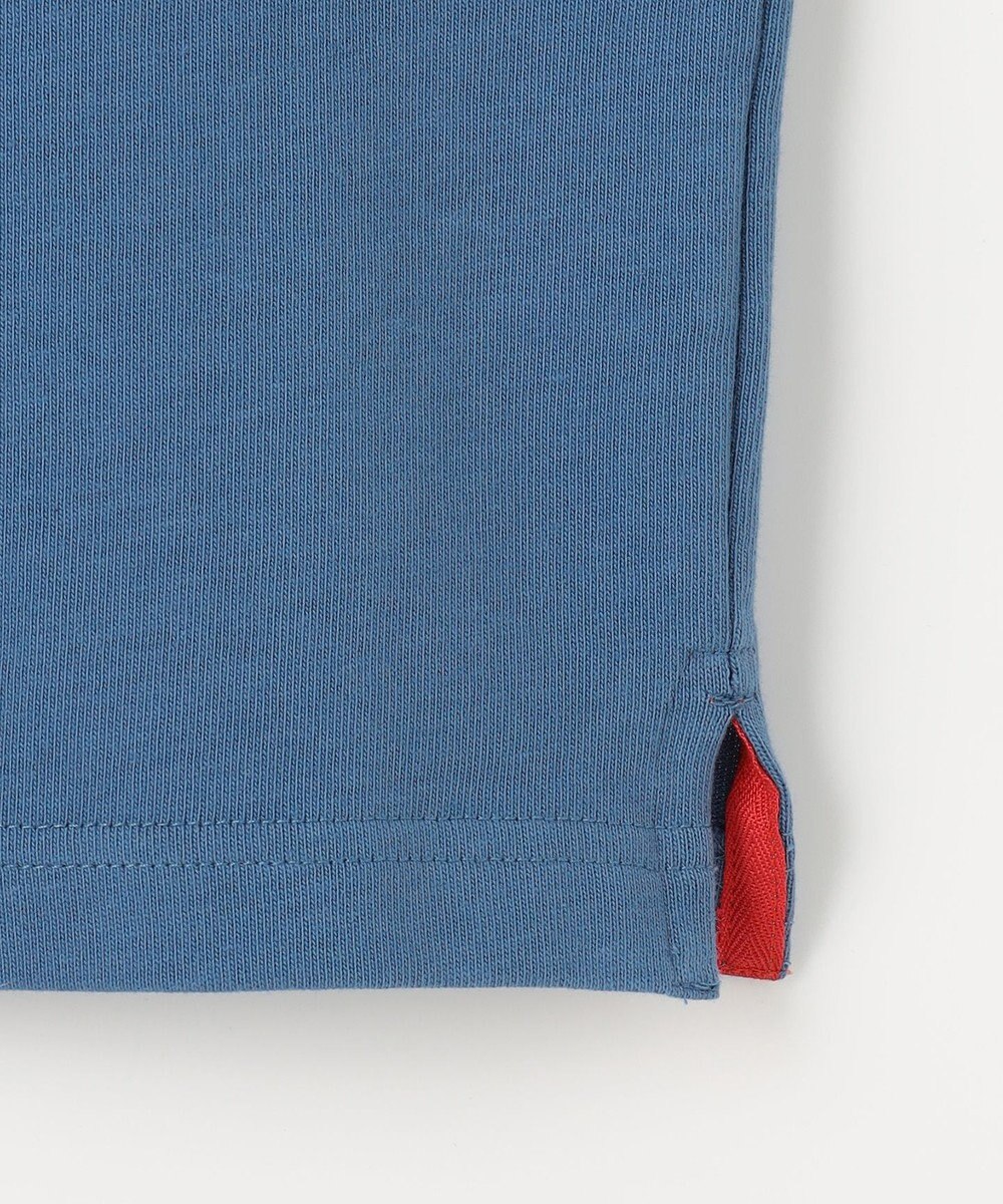 J.PRESS KIDS 【110-130cm】襟ストライプ ブロッキングポロシャツ 