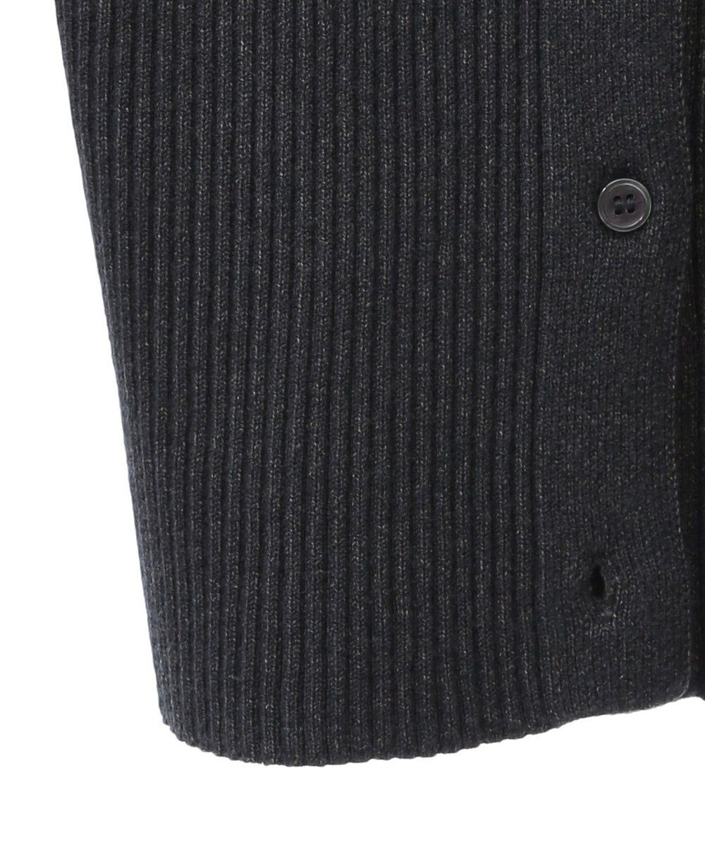 CRAFT STANDARD BOUTIQUE 襟付きニットコンパクトカーディガン 