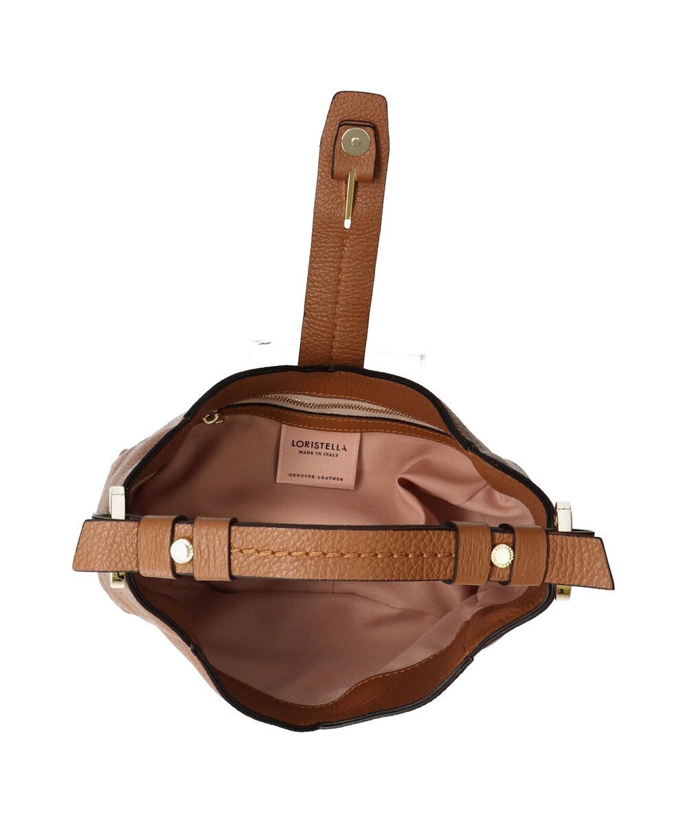 INTER-CHAUSSURES 【LORISTELLA】シュリンクレザーホーボーバッグ 