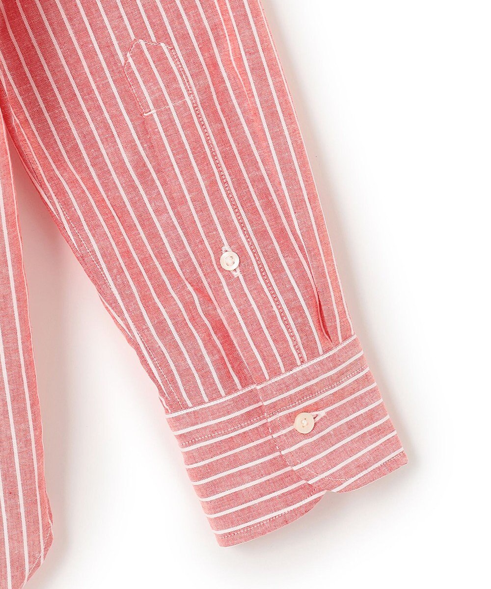 J.PRESS MEN 【WEB・一部店舗限定】リネンコットンストライプ シャツ/B.D 