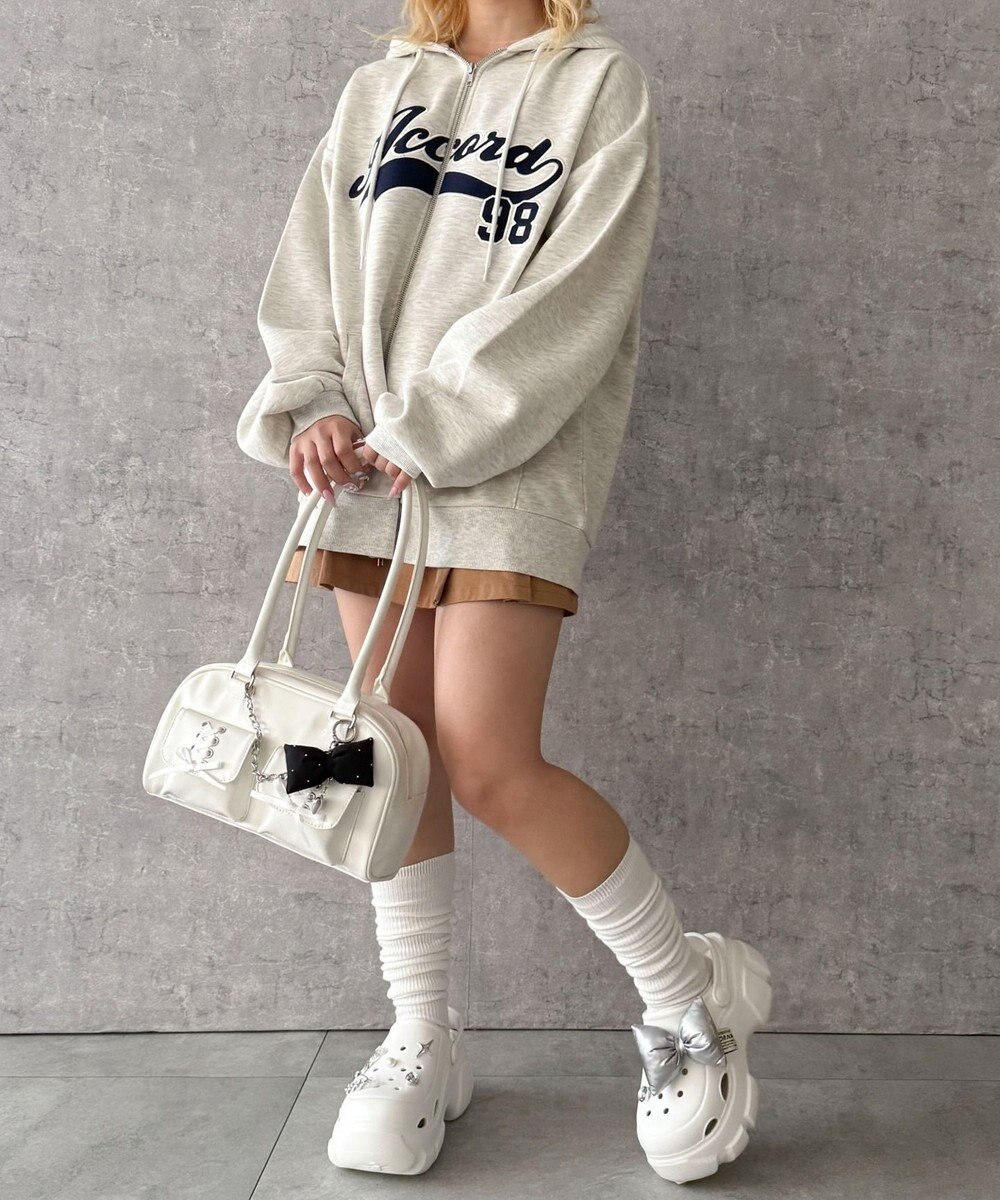 WEGO レースアップボストンバッグ 