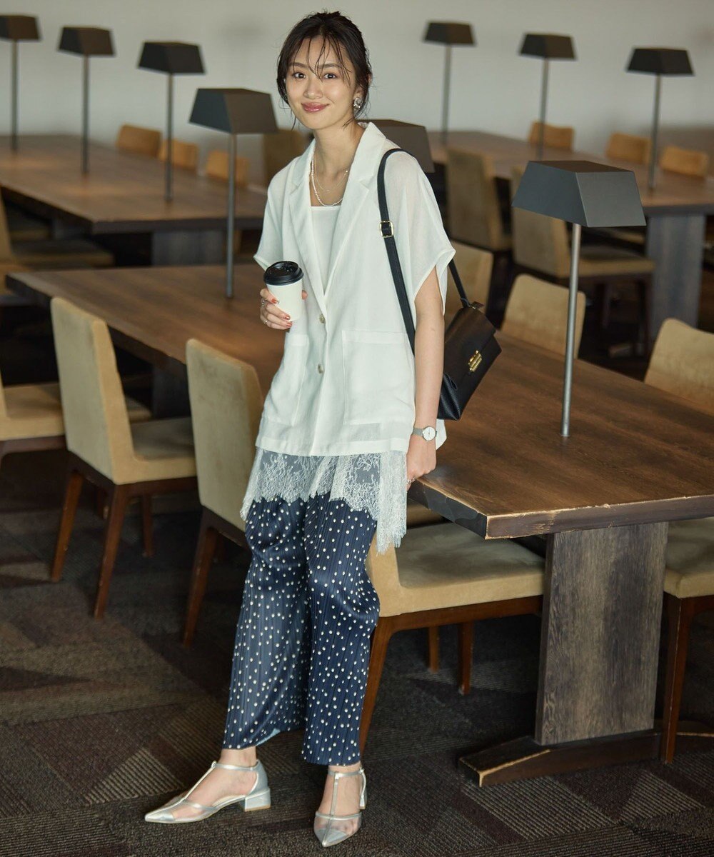 Green Parks Ｔストラップシアーパンプス 