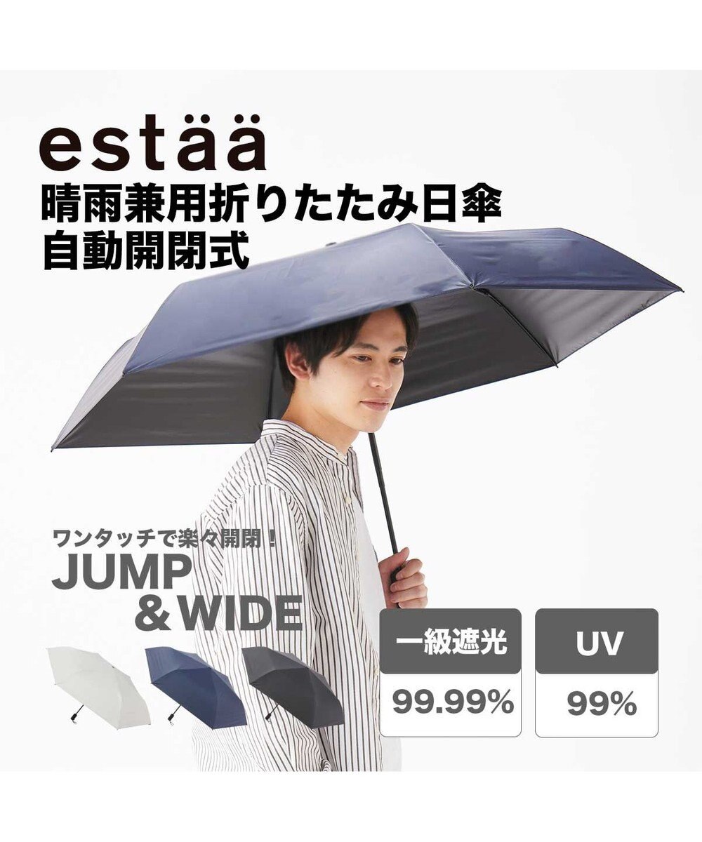 大きめ】晴雨兼用日傘 自動開閉 無地／一級遮光 遮熱 UV ワイド58cm