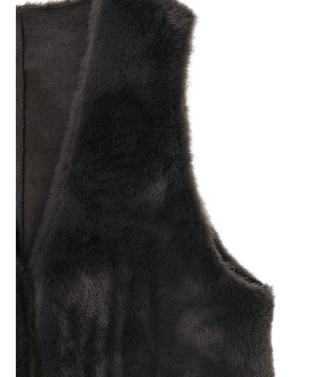 AMERICAN HOLIC 丈違いフェイクファーベスト 