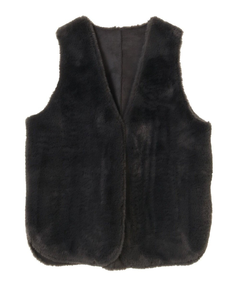 AMERICAN HOLIC 丈違いフェイクファーベスト 