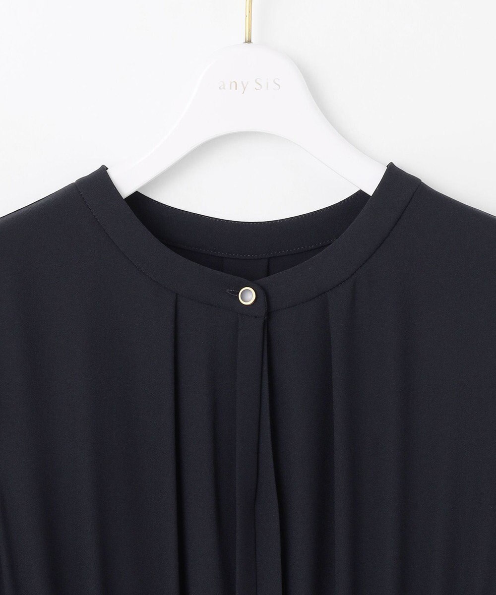 ANY SIS L 【洗える】ノーブルプリーツ ワンピース 