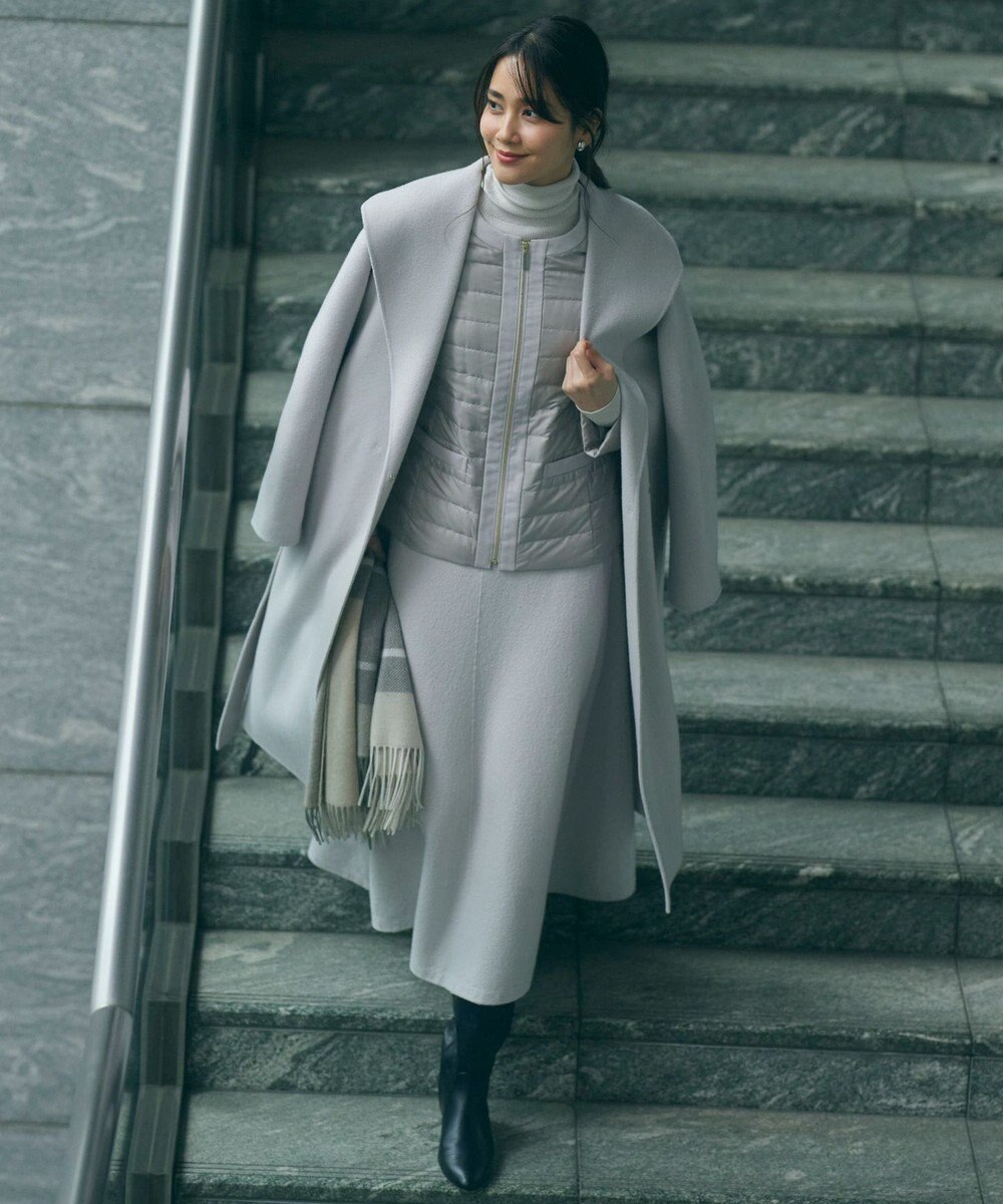 23区 カシミヤ チェック柄 ストール 