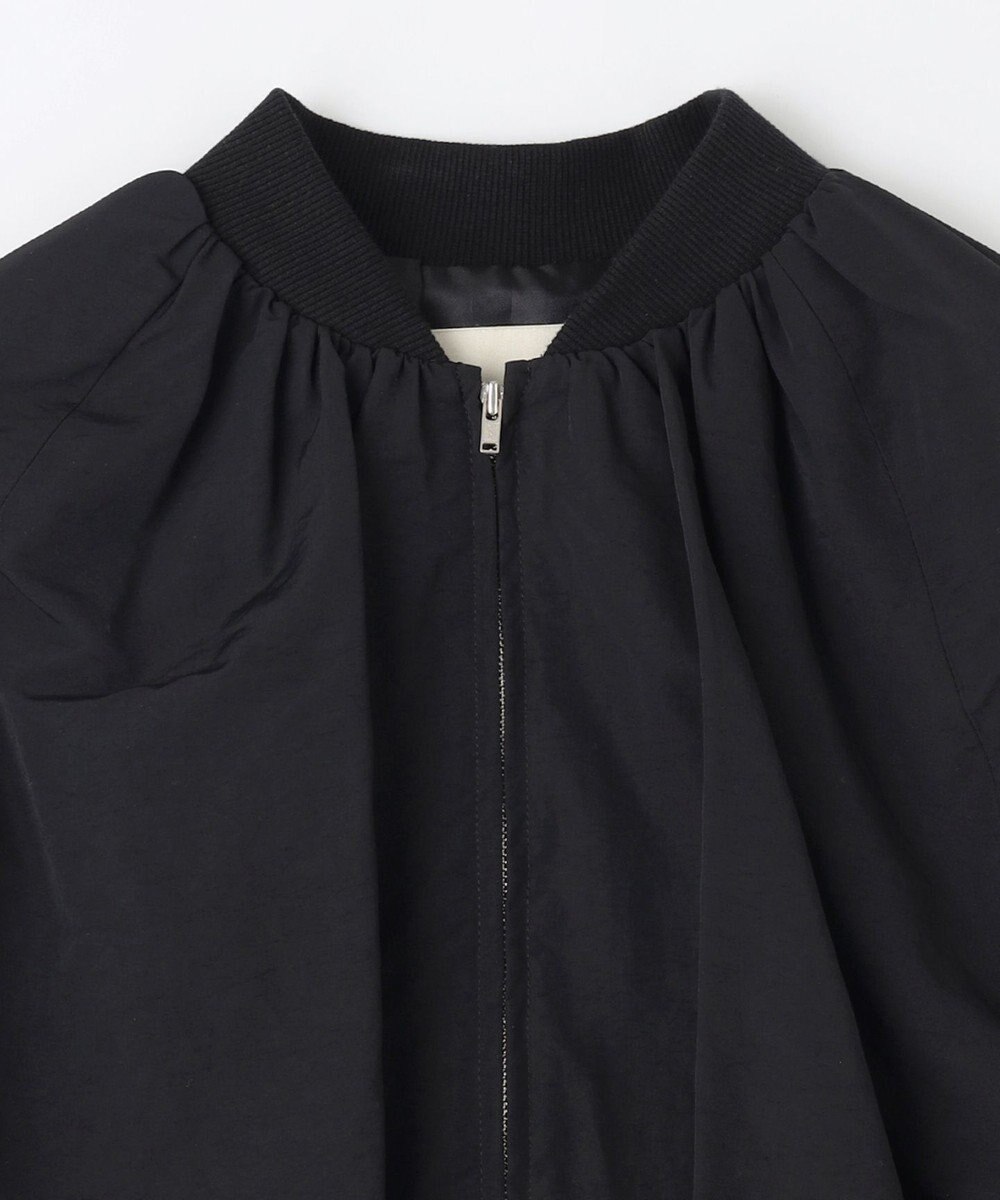 NAVE 【Nave　洗える】ソフトタフタ  スリットスリーブ ブルゾン 