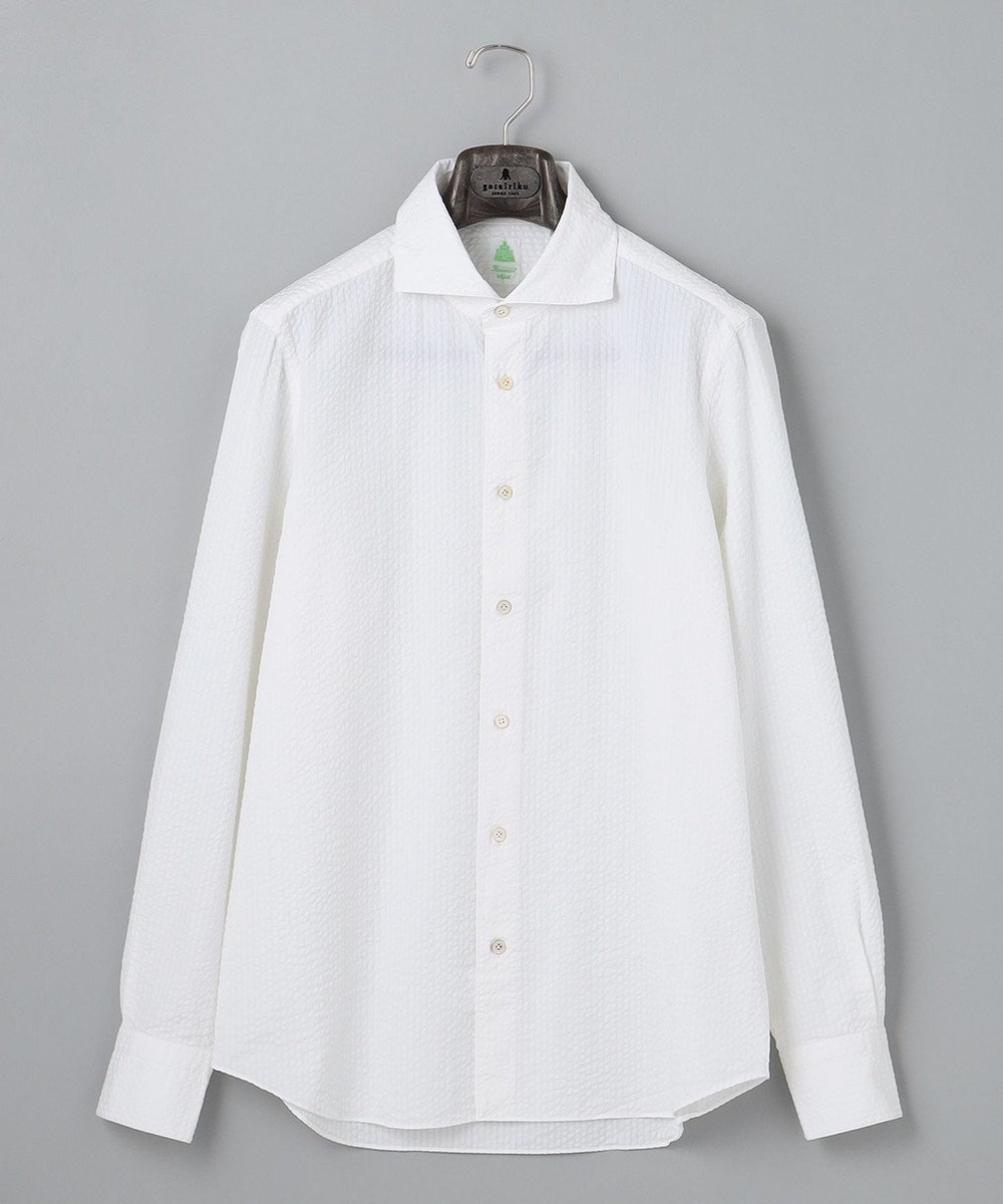 GOTAIRIKU Finamore インポートハンドメイドシャツ ホワイト系