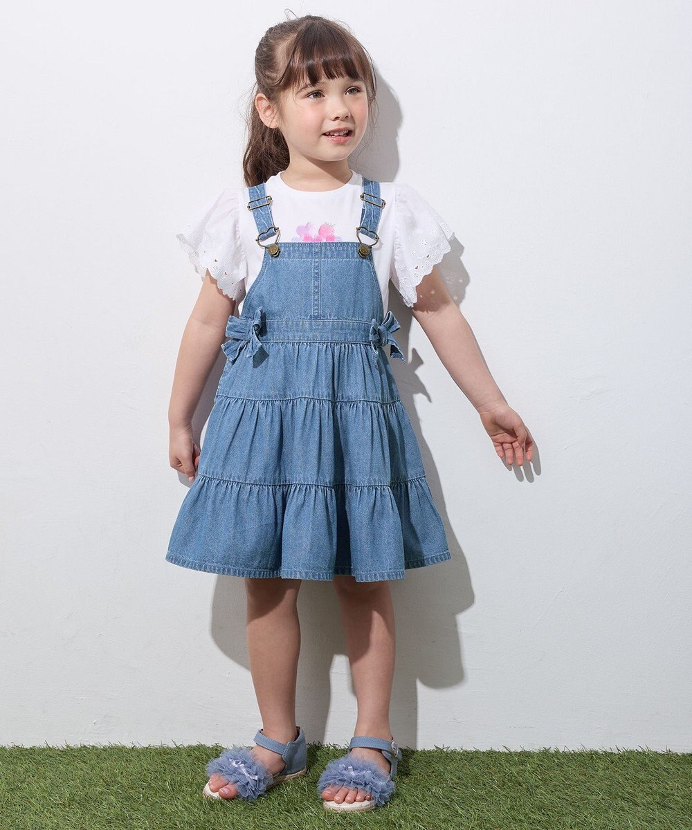 ANY KIDS チュールフリル サンダル 