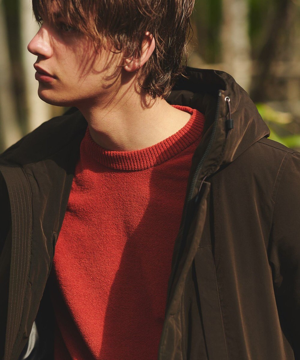 JOSEPH ABBOUD MOUNTAIN 【サスティナブル/ECO撥水/ECOファー/９ポケット】ナイロンピーチダウンコート 