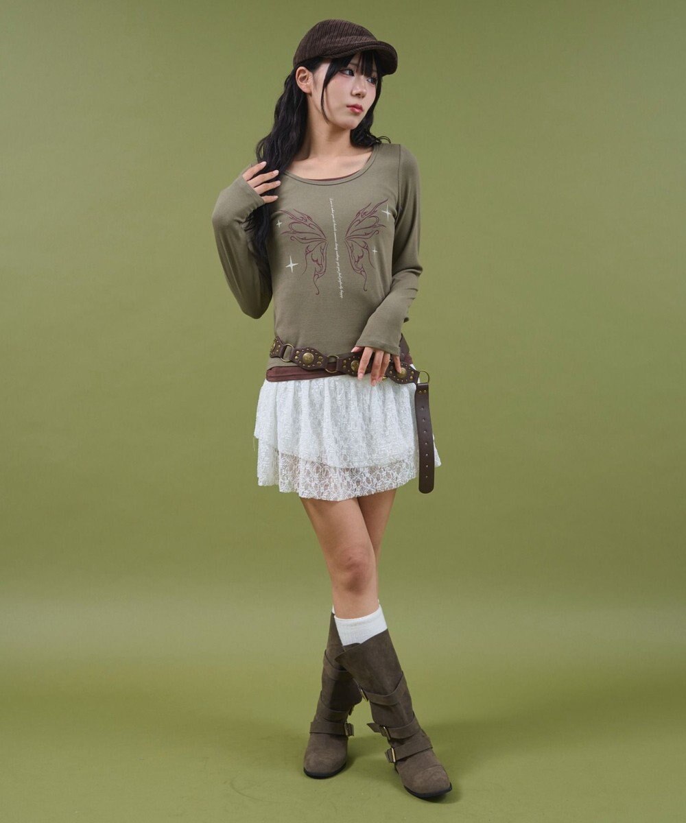 WEGO レイヤードグラフィックTOP 